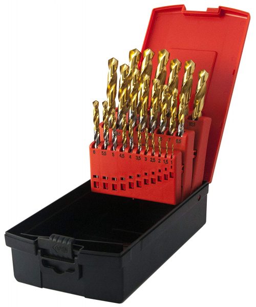 Osborn Goldex HSS 1.0-10.0mm x 0.5mm Drill Set (19 Drills)