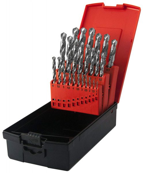 Osborn Cobalt 1.0-13.0mm x 0.5mm Drill Set (25 Drills) | R.D. Barrett