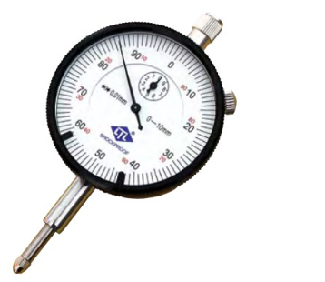 60mm White Dial Face Plunger Clock Indicators By Linear DG-25